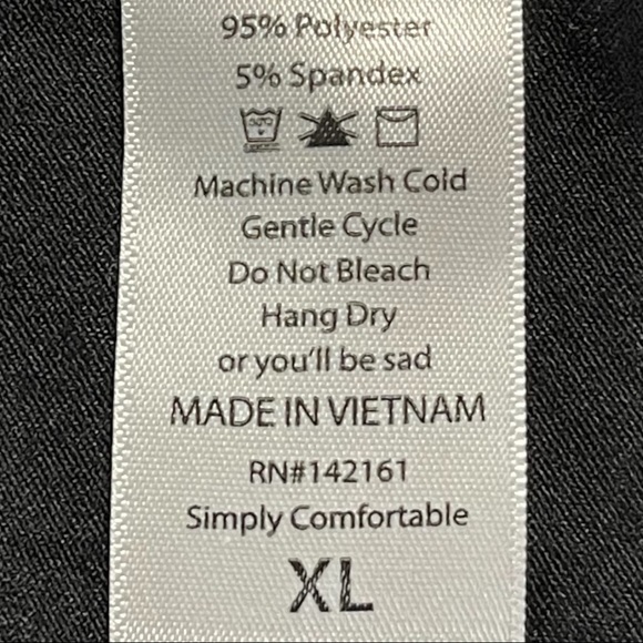 Lularoe size Xl black shirt, 3/4 sleeves with bright colorful Aztec designs EUC - Picture 8 of 9